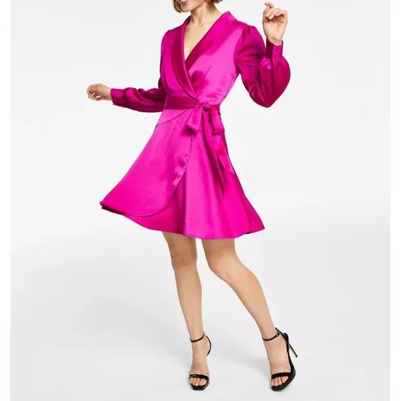 fuchsia fit and flare dress Nice Tri Tank